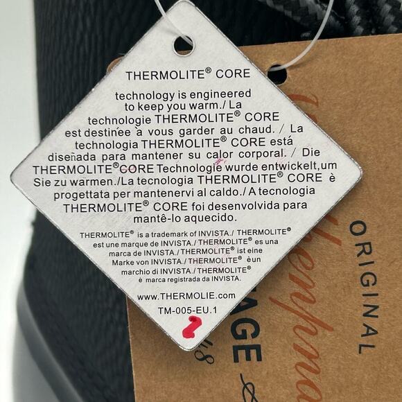 Weatherproof Boots Mens 8M Black Vintage Adam II‎ Thermolite Duck Boots NEW - Picture 8 of 12